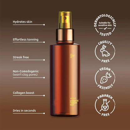🔥Hot Sale🔥Self-Tanning Hydrating Mist - 49% OFF- Natural Streak-Free Sun-Kissed Glow