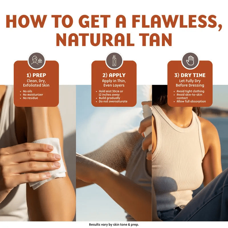 🔥Hot Sale🔥Self-Tanning Hydrating Mist - 49% OFF- Natural Streak-Free Sun-Kissed Glow