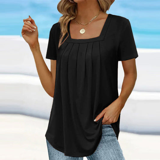 ✨✨Womens Cute Tank Tops Loose Fit Causal Summer U Neck Sleeveless Soft Womenswear👚