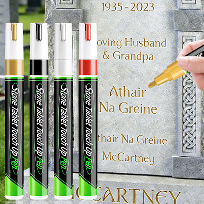 🪦 Tombstone Marker Pen – Restore Faded Grave Inscriptions, Weatherproof & Easy to Use ✍️🕯️