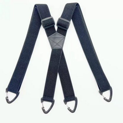 👔 Men's X-Back Suspenders – Durable Hook Clips, Adjustable Length, Classic Style for Daily Wear 💪✨