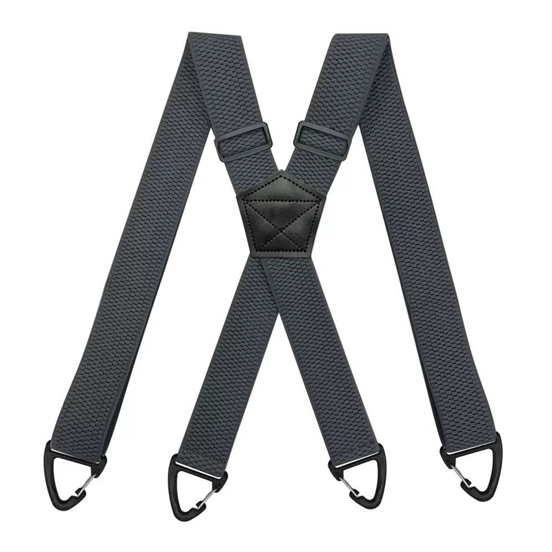 👔 Men's X-Back Suspenders – Durable Hook Clips, Adjustable Length, Classic Style for Daily Wear 💪✨