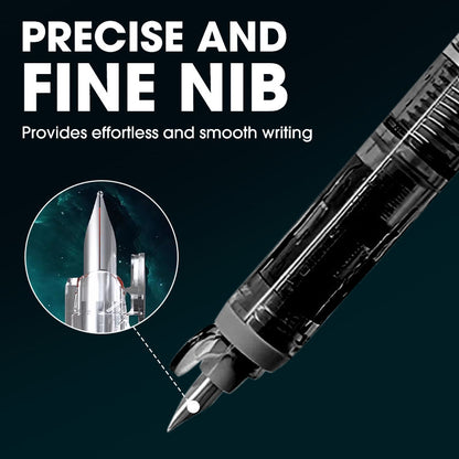 ✒️ Quick-Dry Click Fountain Pen – No Capping, Instantly Dry, Great for School & Office 🏫💼