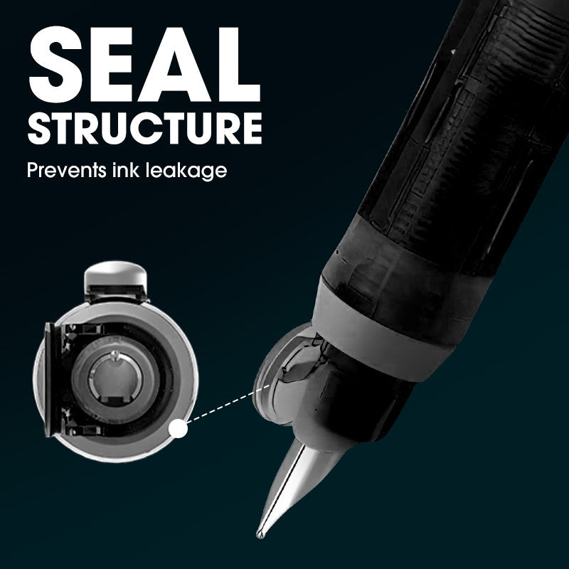 ✒️ Quick-Dry Click Fountain Pen – No Capping, Instantly Dry, Great for School & Office 🏫💼