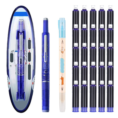 ✒️ Quick-Dry Click Fountain Pen – No Capping, Instantly Dry, Great for School & Office 🏫💼