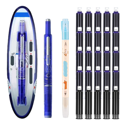 ✒️ Quick-Dry Click Fountain Pen – No Capping, Instantly Dry, Great for School & Office 🏫💼