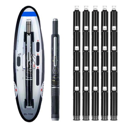 ✒️ Quick-Dry Click Fountain Pen – No Capping, Instantly Dry, Great for School & Office 🏫💼