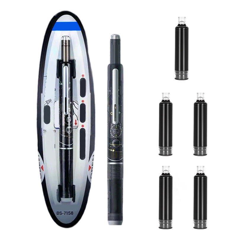 ✒️ Quick-Dry Click Fountain Pen – No Capping, Instantly Dry, Great for School & Office 🏫💼