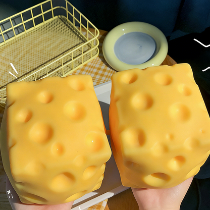 🧀 Giant Cheese Stress Toy – Squeeze It, Watch It Rise, Satisfying Sensory Fidget, Great Gift for Cheese Lovers 😆🎁
