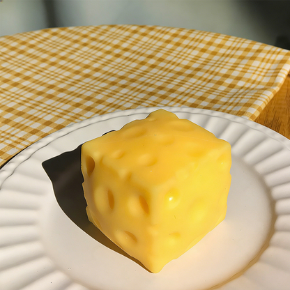 🧀 Giant Cheese Stress Toy – Squeeze It, Watch It Rise, Satisfying Sensory Fidget, Great Gift for Cheese Lovers 😆🎁