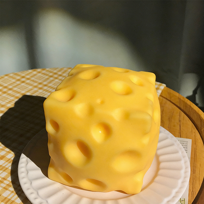 🧀 Giant Cheese Stress Toy – Squeeze It, Watch It Rise, Satisfying Sensory Fidget, Great Gift for Cheese Lovers 😆🎁