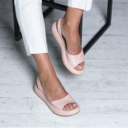 🌞 Orthopedic Summer Sandals – Adjustable Straps, Shock Absorbing Sole, Lightweight & Breathable, Great for Beach or City Walks 🏖️🚶‍♀️