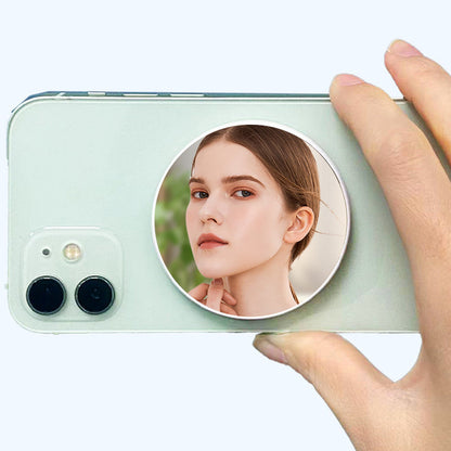 🔥Hot Sale🔥Magnetic Mini Round Convex Mirror Portable Lightweight Handheld Mirror for Travel Photography Check-in and Photo Props