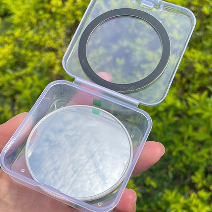 🔥Hot Sale🔥Magnetic Mini Round Convex Mirror Portable Lightweight Handheld Mirror for Travel Photography Check-in and Photo Props
