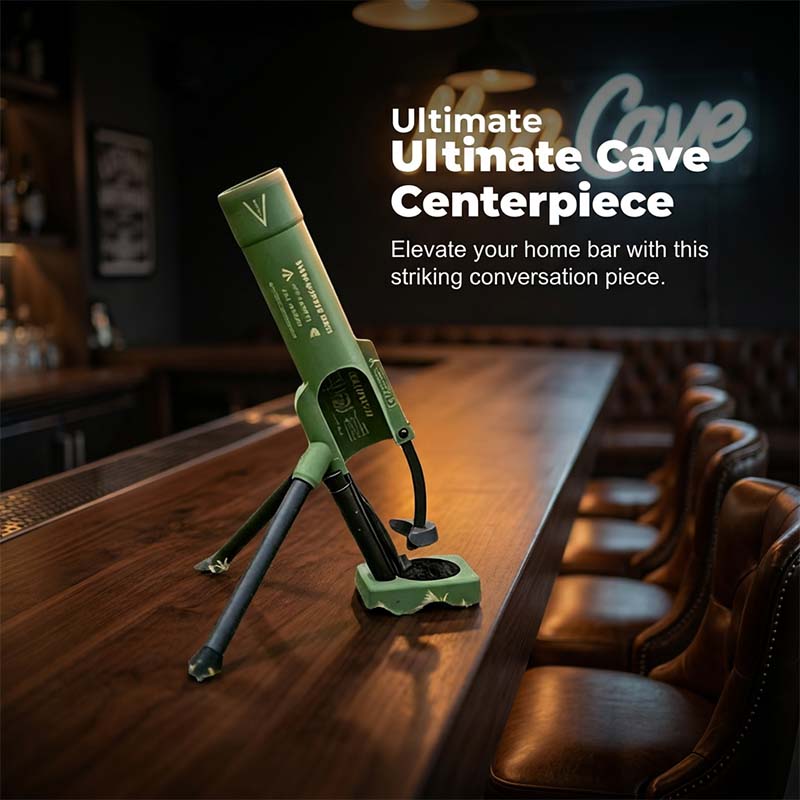 🔥2026 New Arrival 30% OFF! -🚀 51mm Beer Bottle Mortar Bottle Opener 🍻– Novelty Cap-Launching Desk & Bar Accessory🔥
