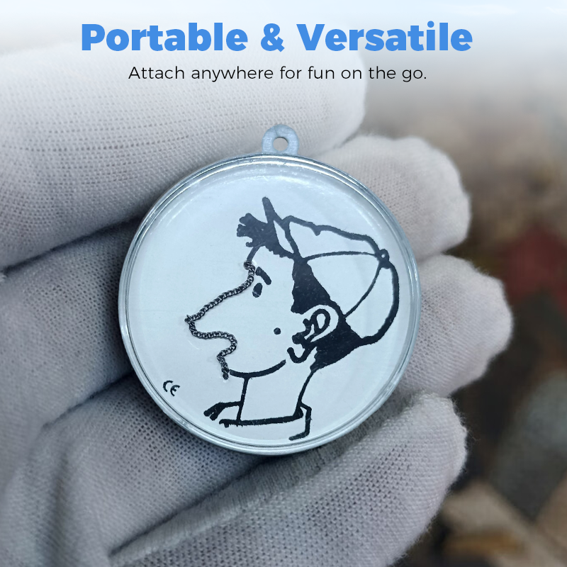 🎭 Magic Face-Changing Mini Disc – Exquisite Collectible Novelty, Vintage-Style Magic Toy, Great for Souvenir, Gift or Curio Shelf Display， Fun for Birthday Parties, Carnival Prizes or Office Desk  🏺✨🎁