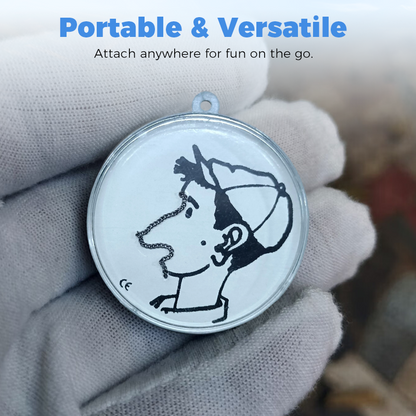 🎭 Magic Face-Changing Mini Disc – Exquisite Collectible Novelty, Vintage-Style Magic Toy, Great for Souvenir, Gift or Curio Shelf Display， Fun for Birthday Parties, Carnival Prizes or Office Desk  🏺✨🎁