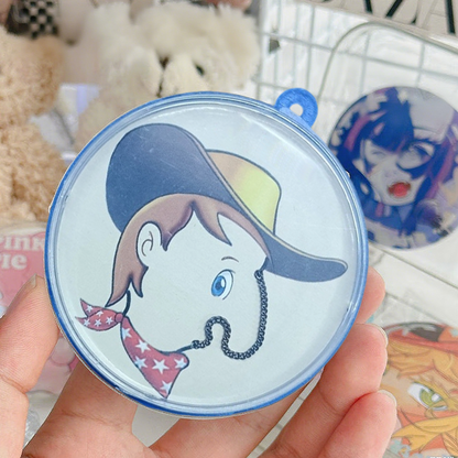 🎭 Magic Face-Changing Mini Disc – Exquisite Collectible Novelty, Vintage-Style Magic Toy, Great for Souvenir, Gift or Curio Shelf Display， Fun for Birthday Parties, Carnival Prizes or Office Desk  🏺✨🎁