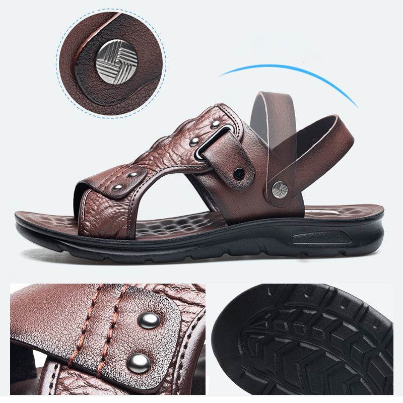 👣New arrival 57% OFF! ☀️Men's Casual Beach Sandals – Breathable, Durable, All-Day Comfort for Outdoor Fun 😎👍