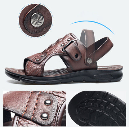 👣New arrival 57% OFF! ☀️Men's Casual Beach Sandals – Breathable, Durable, All-Day Comfort for Outdoor Fun 😎👍