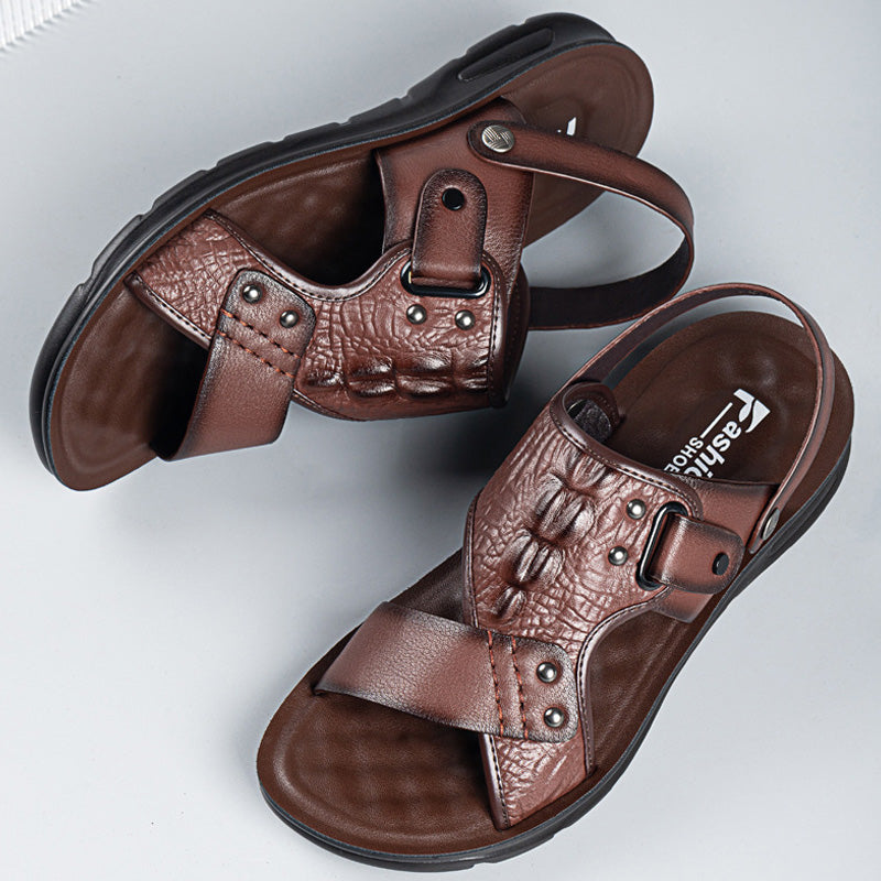 👣New arrival 57% OFF! ☀️Men's Casual Beach Sandals – Breathable, Durable, All-Day Comfort for Outdoor Fun 😎👍