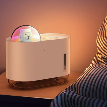🧸New arrival 50% OFF! 💨Mini Bear Humidifier – 300ml USB, Aroma Mist + LED, Portable Cute Gift for Every Desk 🌸🎁