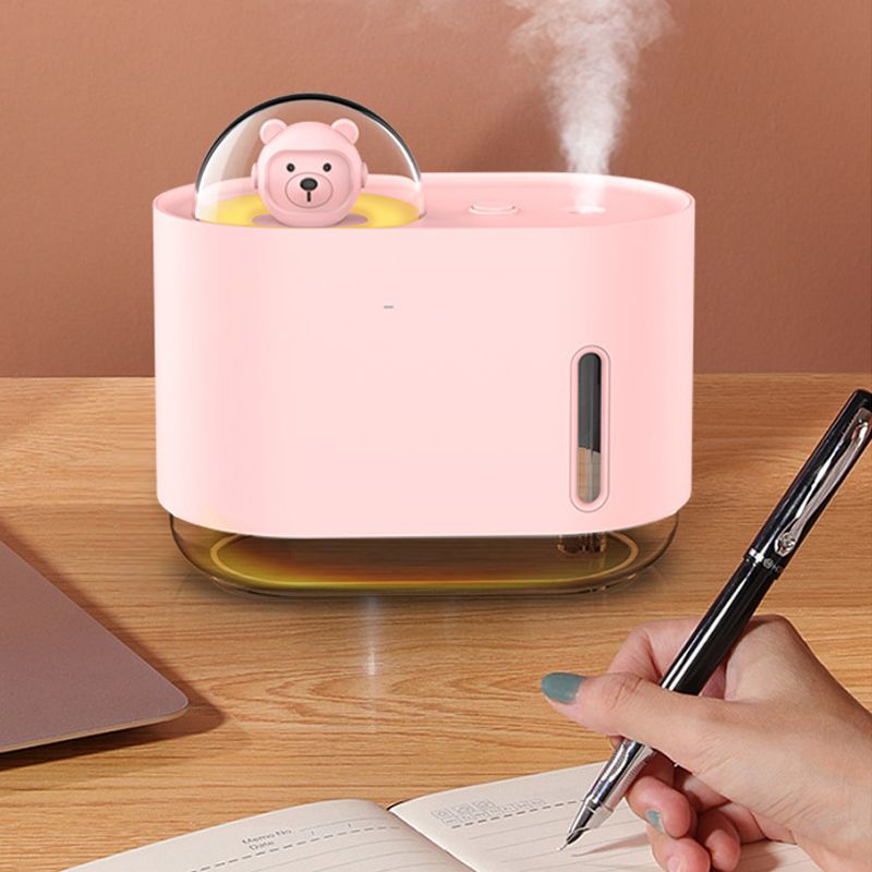 🧸New arrival 50% OFF! 💨Mini Bear Humidifier – 300ml USB, Aroma Mist + LED, Portable Cute Gift for Every Desk 🌸🎁