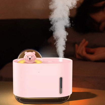 🧸New arrival 50% OFF! 💨Mini Bear Humidifier – 300ml USB, Aroma Mist + LED, Portable Cute Gift for Every Desk 🌸🎁