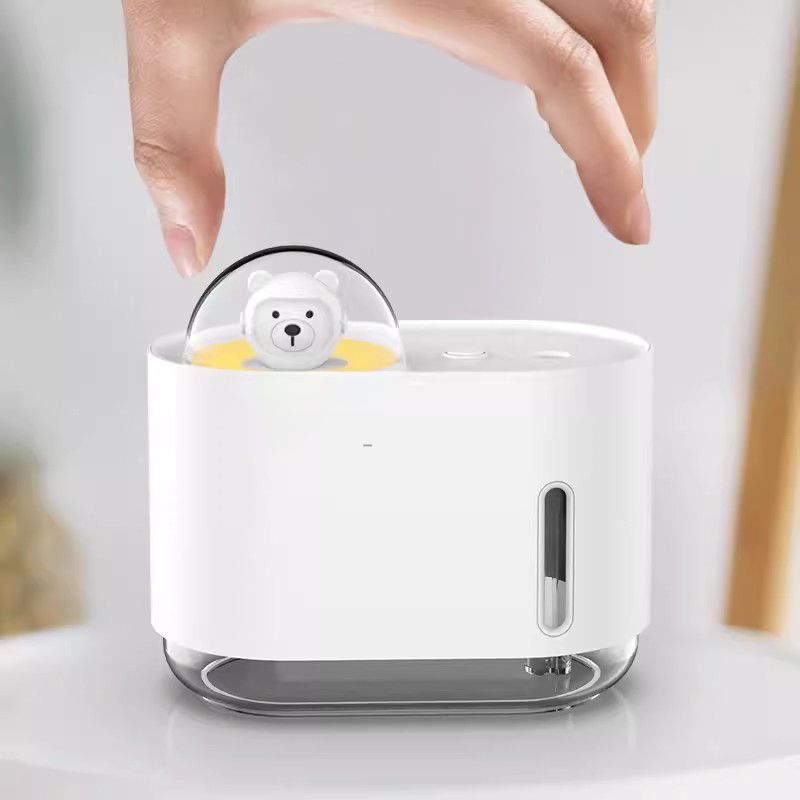 🧸New arrival 50% OFF! 💨Mini Bear Humidifier – 300ml USB, Aroma Mist + LED, Portable Cute Gift for Every Desk 🌸🎁