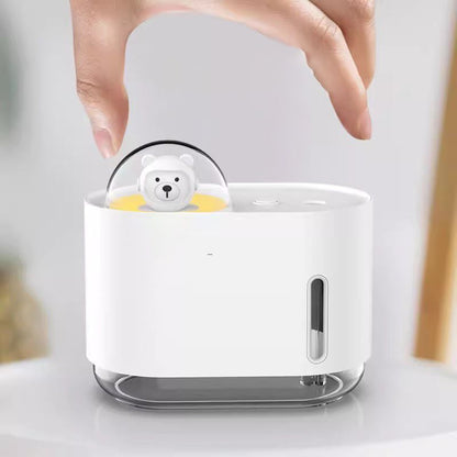 🧸New arrival 50% OFF! 💨Mini Bear Humidifier – 300ml USB, Aroma Mist + LED, Portable Cute Gift for Every Desk 🌸🎁
