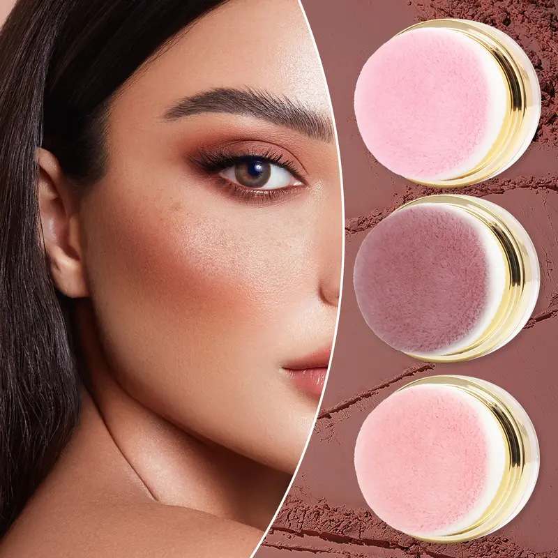 💖New arrival 57% OFF! 💖 On-the-Go Powder Blush – Comes with Soft Puff, Lightweight, Perfect for Purse & Touch-Ups 👜🩷