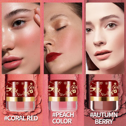💖New arrival 57% OFF! 💖 On-the-Go Powder Blush – Comes with Soft Puff, Lightweight, Perfect for Purse & Touch-Ups 👜🩷