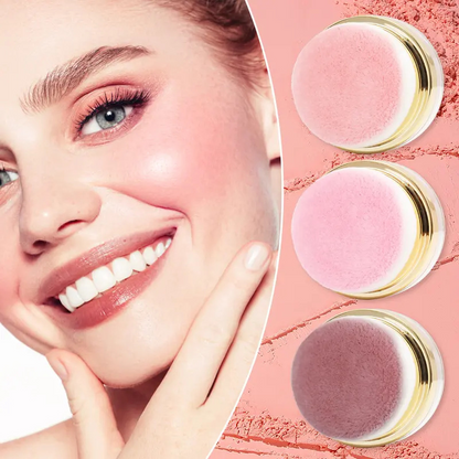 💖New arrival 57% OFF! 💖 On-the-Go Powder Blush – Comes with Soft Puff, Lightweight, Perfect for Purse & Touch-Ups 👜🩷
