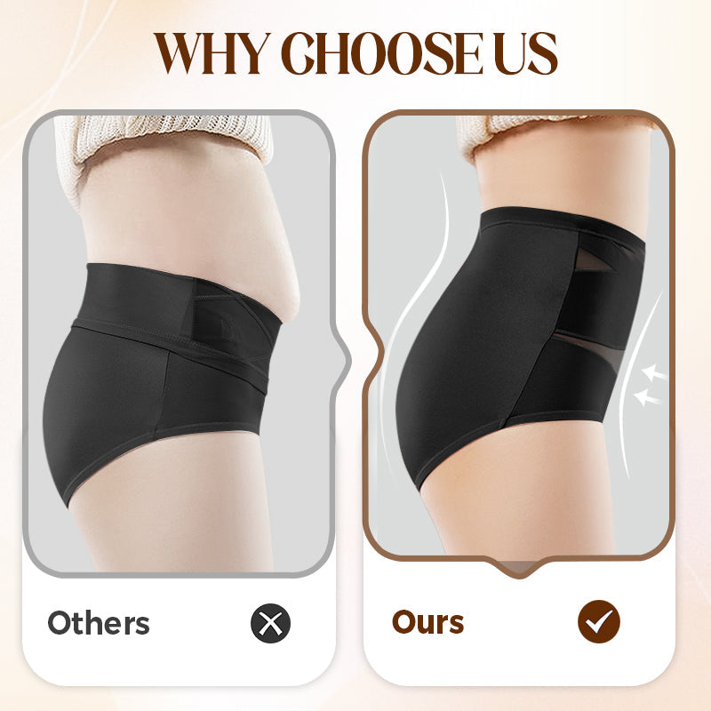 🔥Hot Sale🔥 Women’s Tummy Control High-Waist Underwear – Firm Yet Comfy, Smooths Figure, Stretch Cotton, Daily Invisible Wear 🩲✨