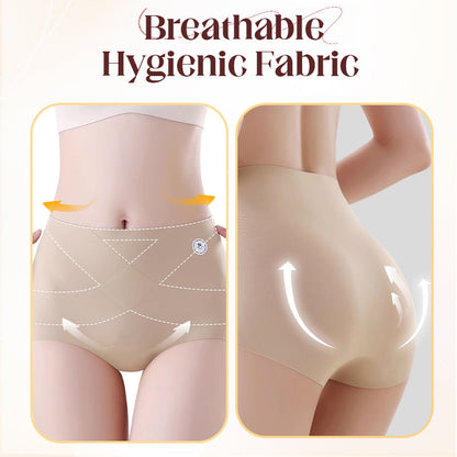 🔥Hot Sale🔥 Women’s Tummy Control High-Waist Underwear – Firm Yet Comfy, Smooths Figure, Stretch Cotton, Daily Invisible Wear 🩲✨