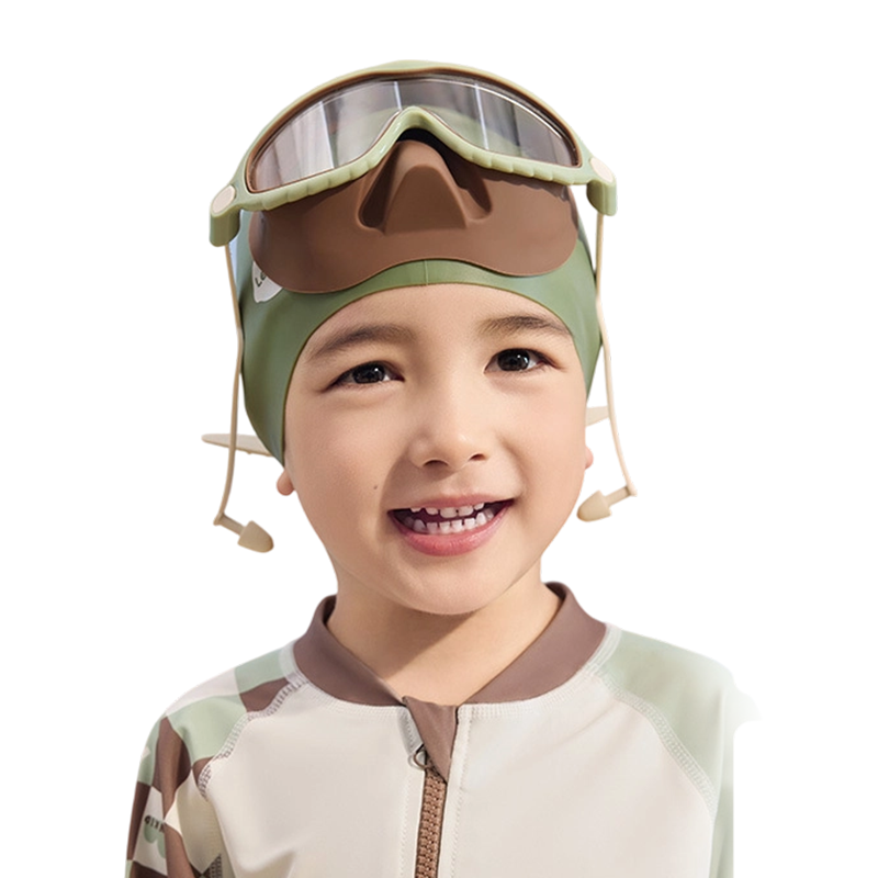 🏊‍♀️ Kids Swim Goggles with Nose Cover – No More Choking, Safe & Fun, Great for Toddlers & Beginner Swimmers 👶🌊