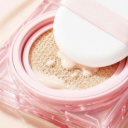 🌟💦 Flawless Coverage Dewy Cushion – Glow from Within, Hydrates & Brightens, 24H Wear. Just One Tap for That Jelly Look! 🍮💫