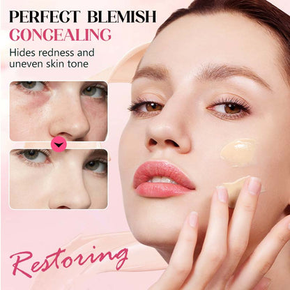 🌟💦 Flawless Coverage Dewy Cushion – Glow from Within, Hydrates & Brightens, 24H Wear. Just One Tap for That Jelly Look! 🍮💫