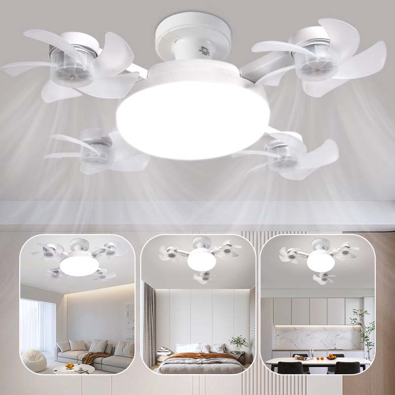 🌀🚁Remote-Controlled LED Ceiling Fan Light