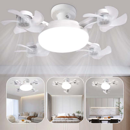 🌀🚁Remote-Controlled LED Ceiling Fan Light