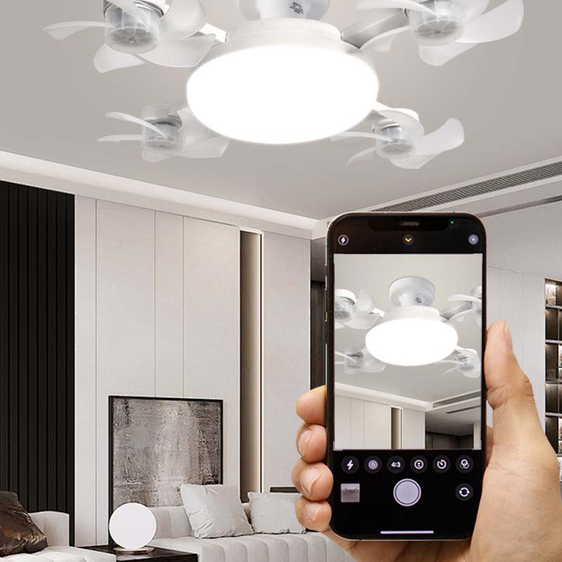 🌀🚁Remote-Controlled LED Ceiling Fan Light