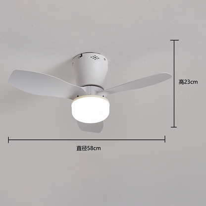 🌀🚁Remote-Controlled LED Ceiling Fan Light