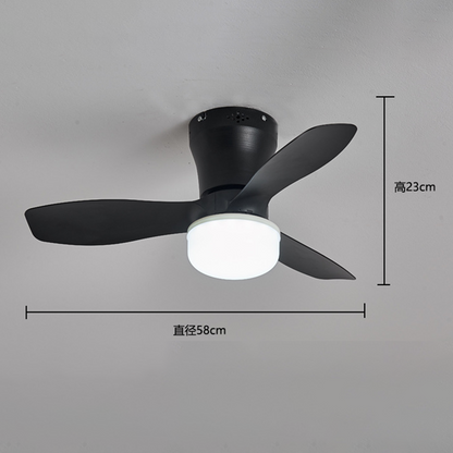 🌀🚁Remote-Controlled LED Ceiling Fan Light