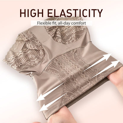 👙2026 New arrival 43% OFF! ！✨Women’s Lace High-Waisted Tummy Control Butt Lifter Briefs