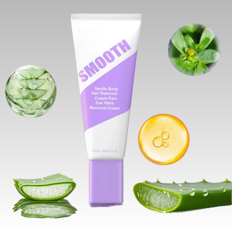 ✨ Silky Skin in 5 Minutes！ – Gentle Herbal Hair Removal Cream. Natural, Non-Irritating, Leaves You Radiant & Ready to Shine ，Free scraper💁‍♀️🌿
