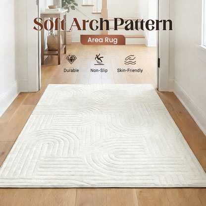 🌈✨2026 New Arrival 44% OFF! ☀️Soft Arch Pattern Area Rug,Modern Boho Design, Non-Slip, Machine Washable, Soft on Feet.