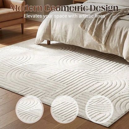 🌈✨2026 New Arrival 44% OFF! ☀️Soft Arch Pattern Area Rug,Modern Boho Design, Non-Slip, Machine Washable, Soft on Feet.