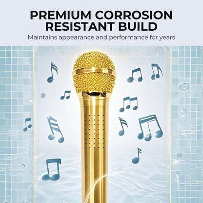 🎤🔊 Creative Microphone Shower Head – Realistic Grip, High Pressure, Easy to Clean. Sing, Shower & Rock On! 🤘