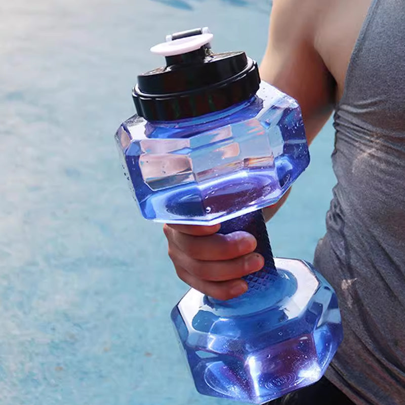 🏋️🧴 Dumbbell Water Bottle – 2-in-1: Strength Prop & Hydration Tool. Stay Fit, Stay Hydrated, Stay Fun! 💧💪✨