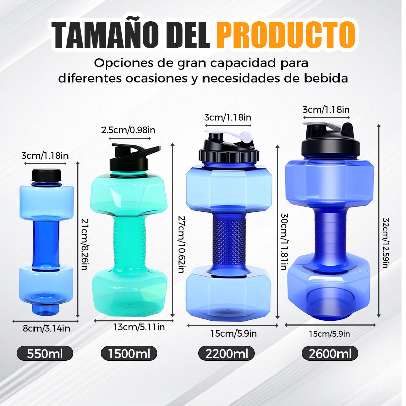 🏋️🧴 Dumbbell Water Bottle – 2-in-1: Strength Prop & Hydration Tool. Stay Fit, Stay Hydrated, Stay Fun! 💧💪✨